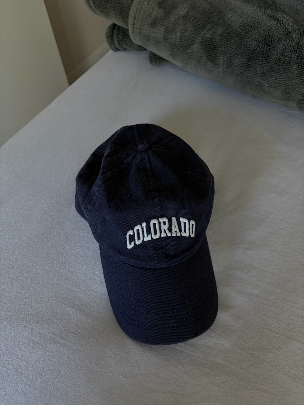 Brandy Melville Navy 'Colorado' Baseball Cap